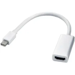 MCL SAMA Adaptateur en cable mi (Mini DP, HDMI), Video Adapter, Weiss