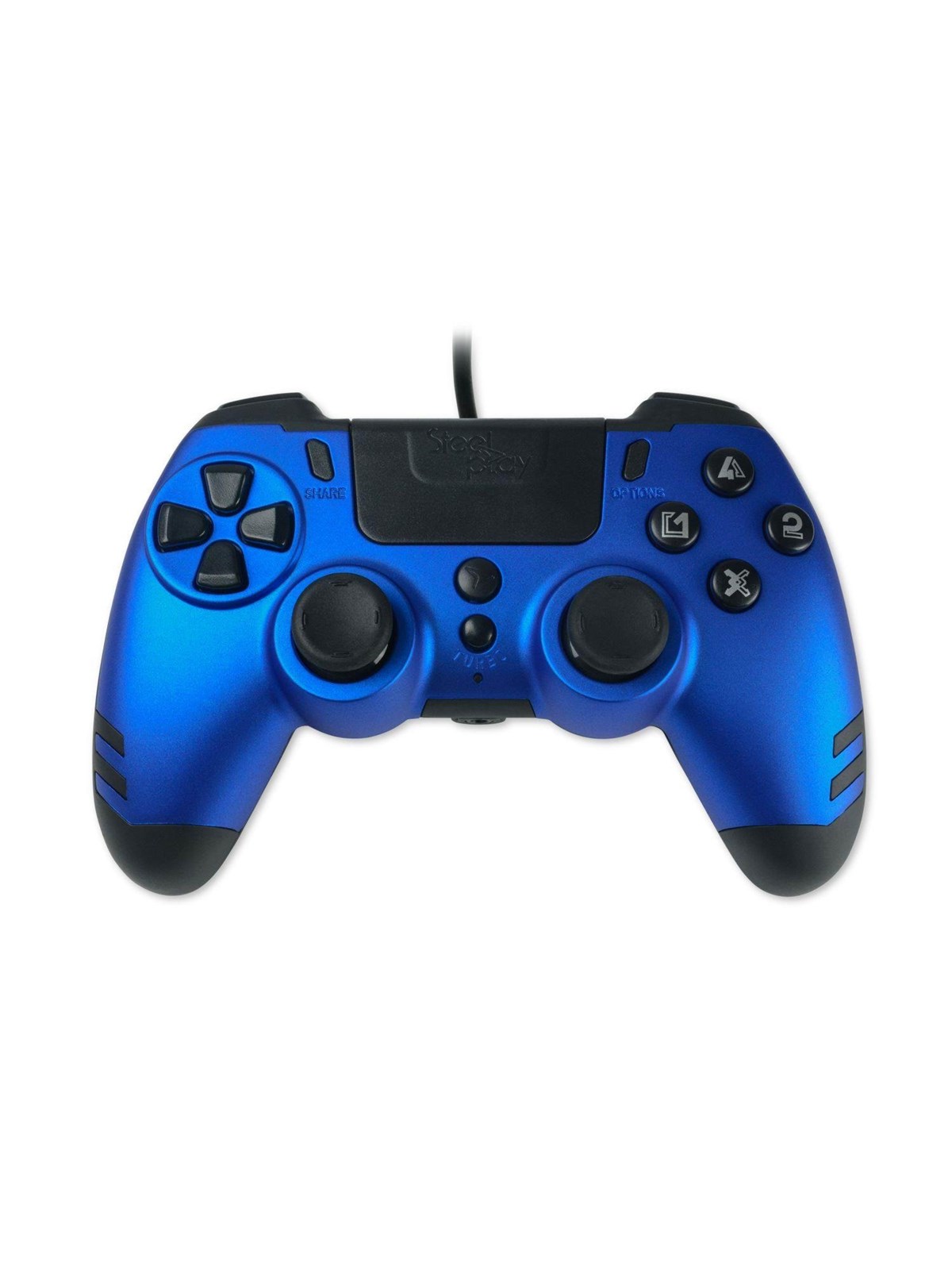 Steelplay Slim Pack Wired Controller - Blue - Wired Controller - Sony PlayStation 4