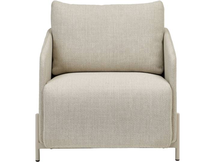 Loungesessel Cala beige Polyester B 75 T 81 cm - Loungesessel