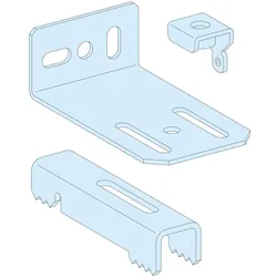 Schneider Electric LVS08704 PrismaSeT-P, Befestigungs-Set, 2x Wandbefestigungswinkel und 4x Bodenbefestigungsklammern