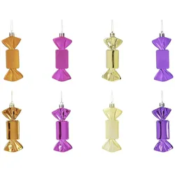 Anhänger Bonbons 6er Set   ¦ mehrfarbig ¦ Kunststoff ¦ Maße (cm): B: 4 H: 2,5