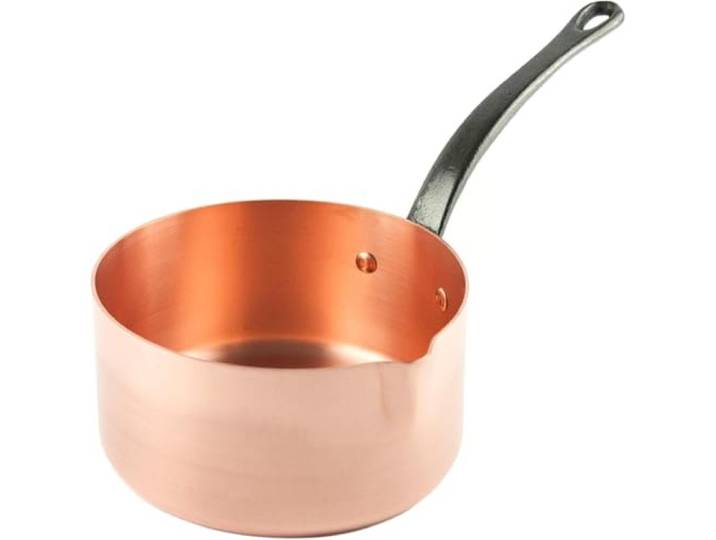 Cuisine Romefort Kupferkasserolle Induktion für Karamell Ø 16 cm Durchmesser, Zuckertopf (Kupfer Induction)