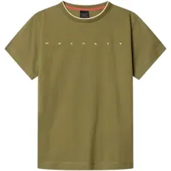 Hackett London für Jungen. HK5000063 Camiseta Hs Essential grün (3Años= 97cm), Lässig, Baumwolle, Kurzarm, Kinderbekleidung