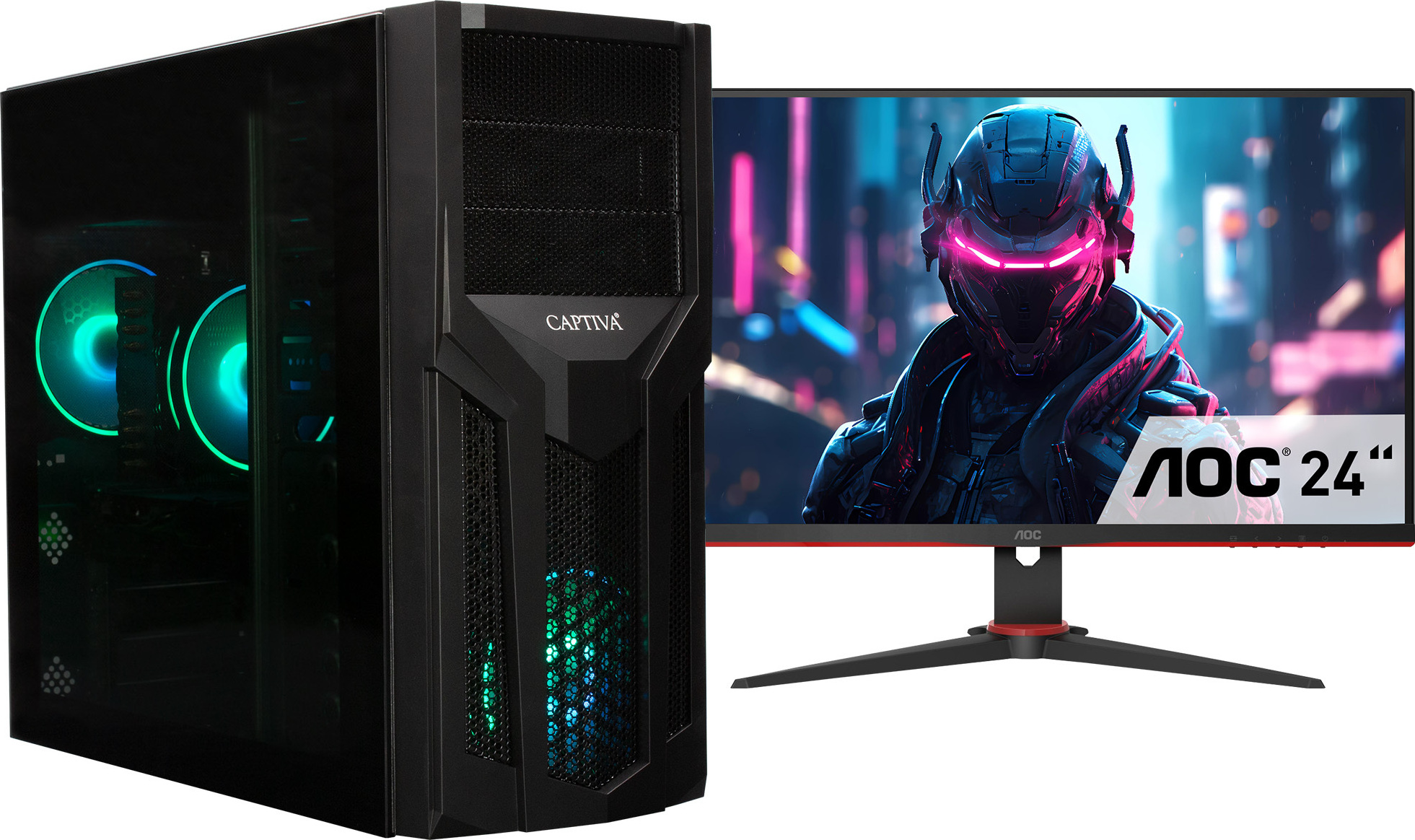 CAPTIVA Business/Office R84-150 TFT Bundle, 4,2 GHz, AMD Ryzen 7, 8700G, 32 GB, DDR5-SDRAM, 1 TB