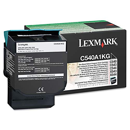 Lexmark C540A1KG Toner Cartridge Zwart voor Lexmark C540N en LEXMARK C540