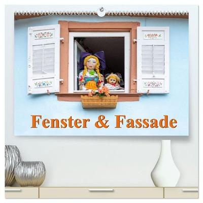 Fenster & Fassade (hochwertiger Premium Wandkalender 2027 DIN A2 quer), Kunstdruck in Hochglanz