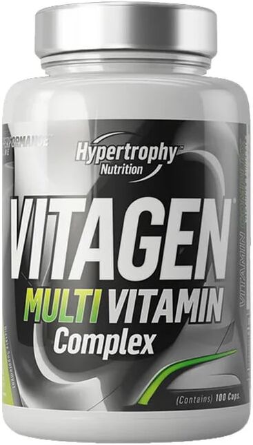Hypertrophy Nutrition Vitagen Multivitamin Complex 100 Caps Sin sabor