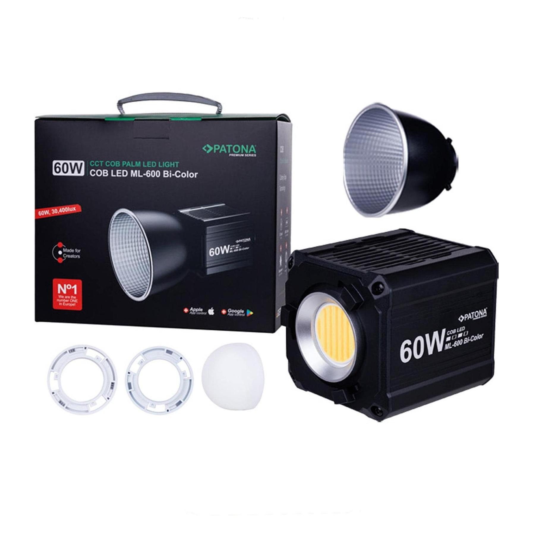 Patona Premium LED 60W COB ML-600 (Videoleuchte) (4196)