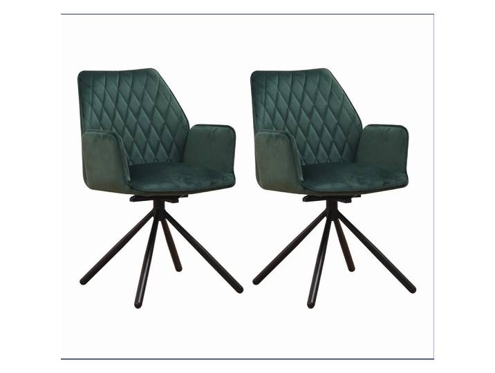 Mid.you Armlehnstuhl-Set, Grün, 57.5x92x52 cm, Sitzfläche 180° drehbar, automatische Rückholfunktion, Esszimmer, Stühle, Esszimmerstühle, Esszimmerstühle-Set