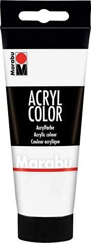 Marabu Acrylfarbe weiß 100 ml