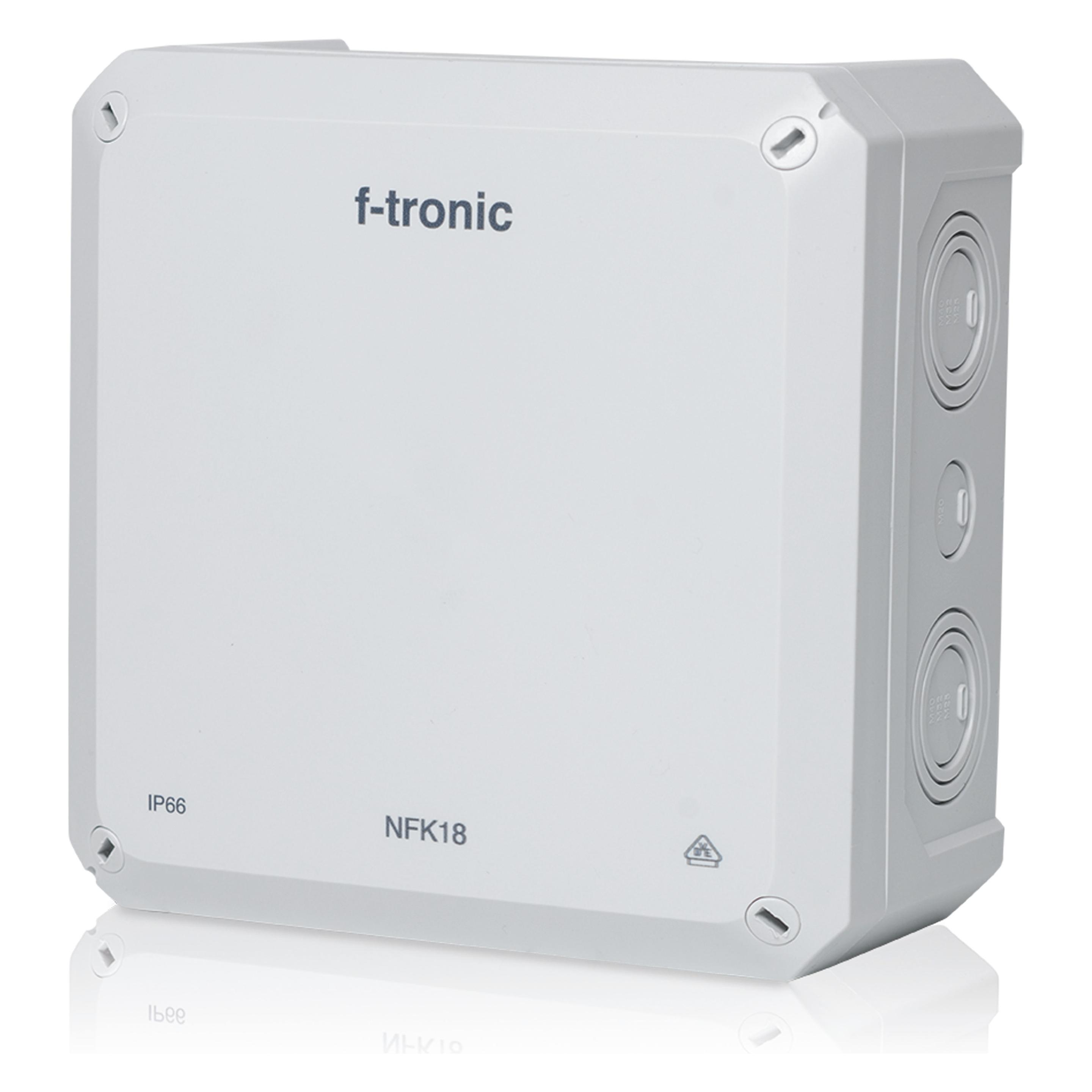 F-Tronic 7340193 NEPTUN Abzweigdose Aufputz IP66 Abzweigkasten 180mm grau (143325)
