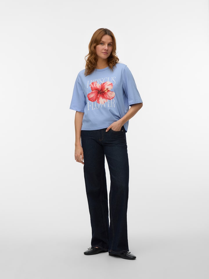 Vero Moda Shirt in Blau - XL