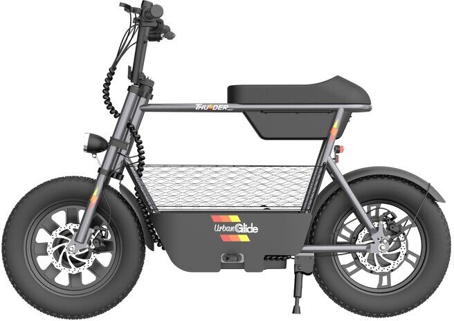 BICICLETA ELÉTRICA URBANGLIDE THUNDER 160 CINZENTO