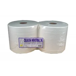 2er-Pack extra glatte Industrie-Spulen à 4 kg. Weiß