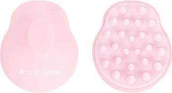 Brushworks Massaging Shampoo Brush escova de massagem para o couro cabeludo 1 un.. Massaging Shampoo Brush