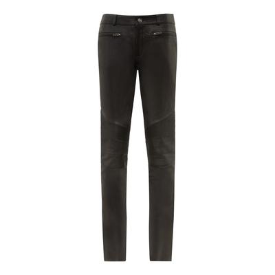 Bikerhose RICANO "Lederhose Donna", Damen, Gr. XXL, Länge 34, schwarz, Obermaterial: 100% Ziegennappaleder GONA., schmal, Hosen, Handgefertigt aus echtem Leder