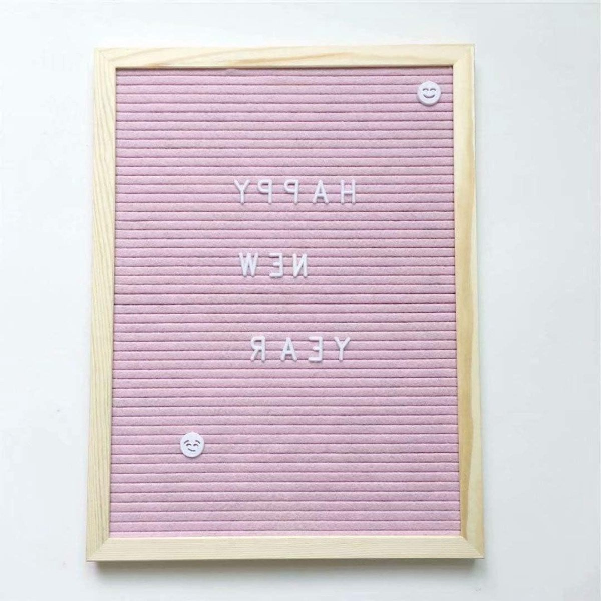 Letterbord Fotolijst Tekstbord Decoratie Roze 30 x 40 cm