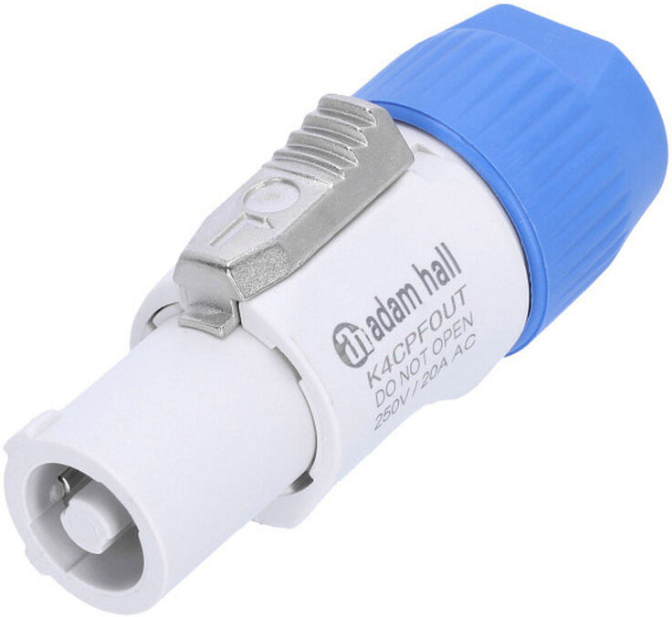 Adam Hall Connectors 4 Star C Pf Out -Netzsteckverbinder Power Out, Grau