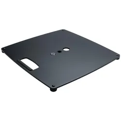 K&M 26712 Sockelplatte M, TV Halterung Zubehör, Schwarz