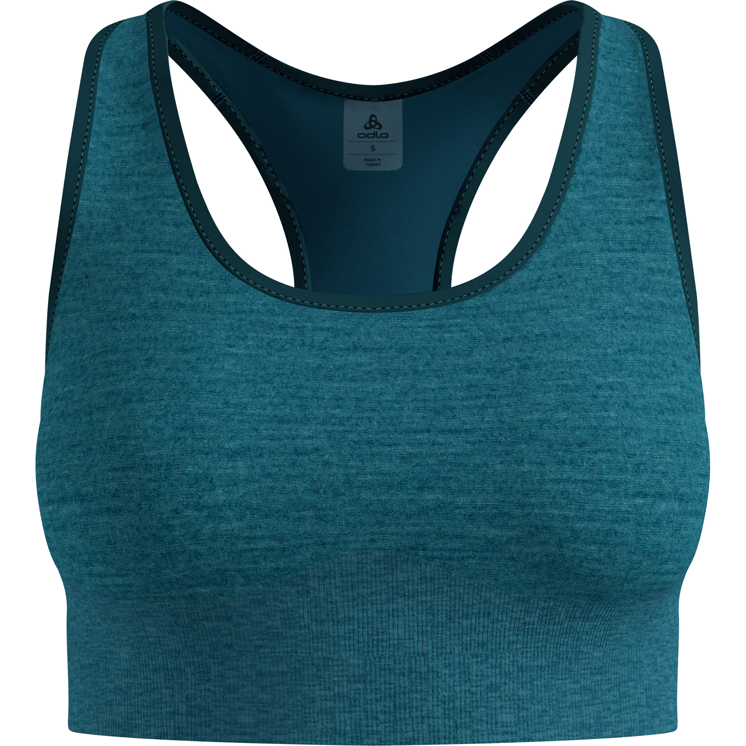 Odlo Seamless Medium Padded Sport BH Damen Sport-BHs tuerkis Größe XS Elastisch