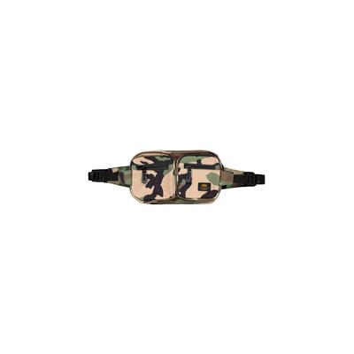Gürteltasche ALPHA INDUSTRIES "Label Waist Bag", bunt (wdl camo 65), Obermaterial: 100% Polyester. Futter: 100% Nylon, Taschen Gürteltasche