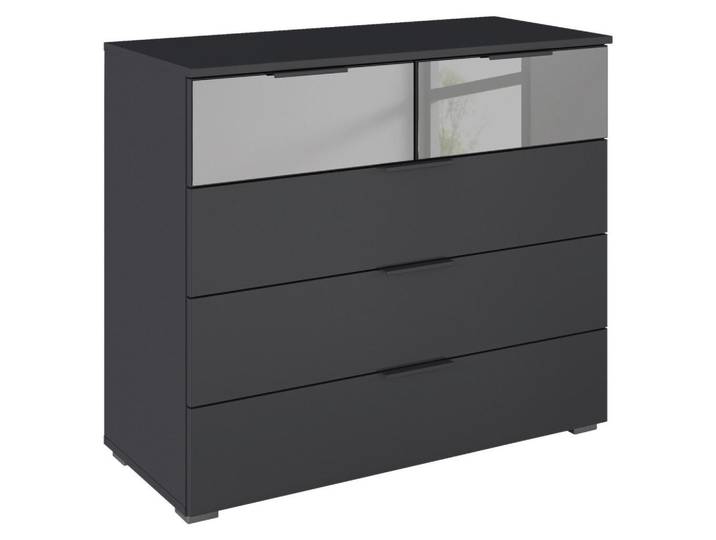 Rauch Möbel Kommode, Grau, Kunststoff, 5 Schublade(n) Schubladen, 80x81x42 cm, Blauer Engel, Goldenes M, Made in Germany, Wohnzimmer, Kommoden & Sideboards, Kommoden