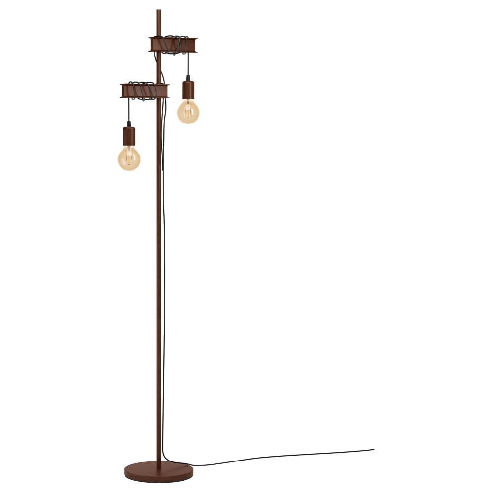Eglo Townshend 4 vloerlamp in metaal - zwart, brons of bruin