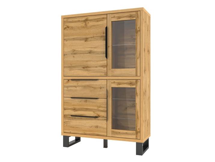 VITRINE in Eiche Wotan, Eiche