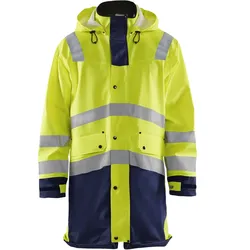 Warnschutz Regenmantel Level 3 "4326" - 4XL - gelb/marine