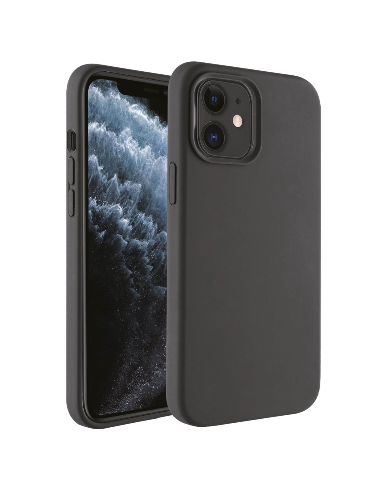 Vivanco Hype Silicone Cover iPhone 12 / 12 Pro Black