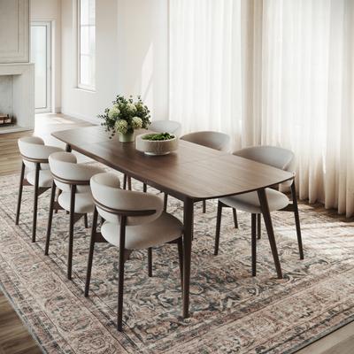 Nuloom Luned Bordered Traditional Washable Area Rug