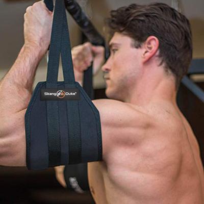 Healfit Counter Home Gym Exerciser AB Sling Straps 1 Pair Padded, Hanging Leg Raises Fitness Gear, Muscle Training Belt Support Home Gym Exerciser AB Sling Straps 1 Pair Padded, Hanging Leg Raises Fitness Gear, Muscle Training Belt Support