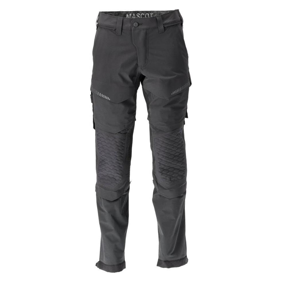Mascot Stretch-Hose leicht m. Kniet. schwarz, Gr.90C46 (58) (229309)