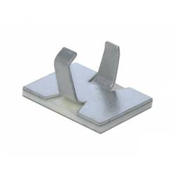 Delock Befestigungsschelle selbstklebend 60183 Silber 10 St.