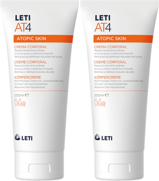 LetiAT4 Creme Corporal 2x200ml