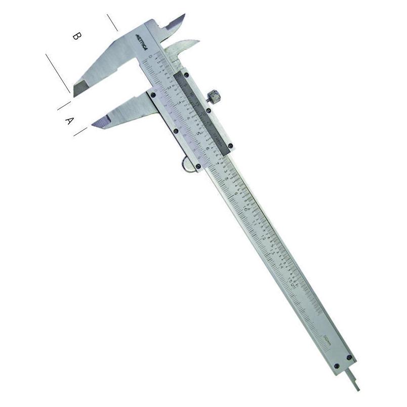 Metrica MT-10075 Präzisionsmessschieber 150 mm mit geritzten Platten mm/Zoll (15 cm) (71889748)