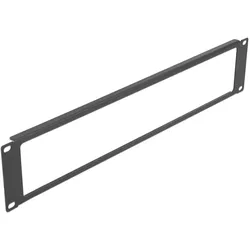 DELOCK 19" Netzwerkschrank Panel mit Öffnung 2 HE schwarz