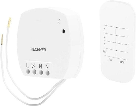 Draadloze Inbouw Dimmer Set met Afstandsbediening - Plug & Connect Systeem voor Slimme Verlichting