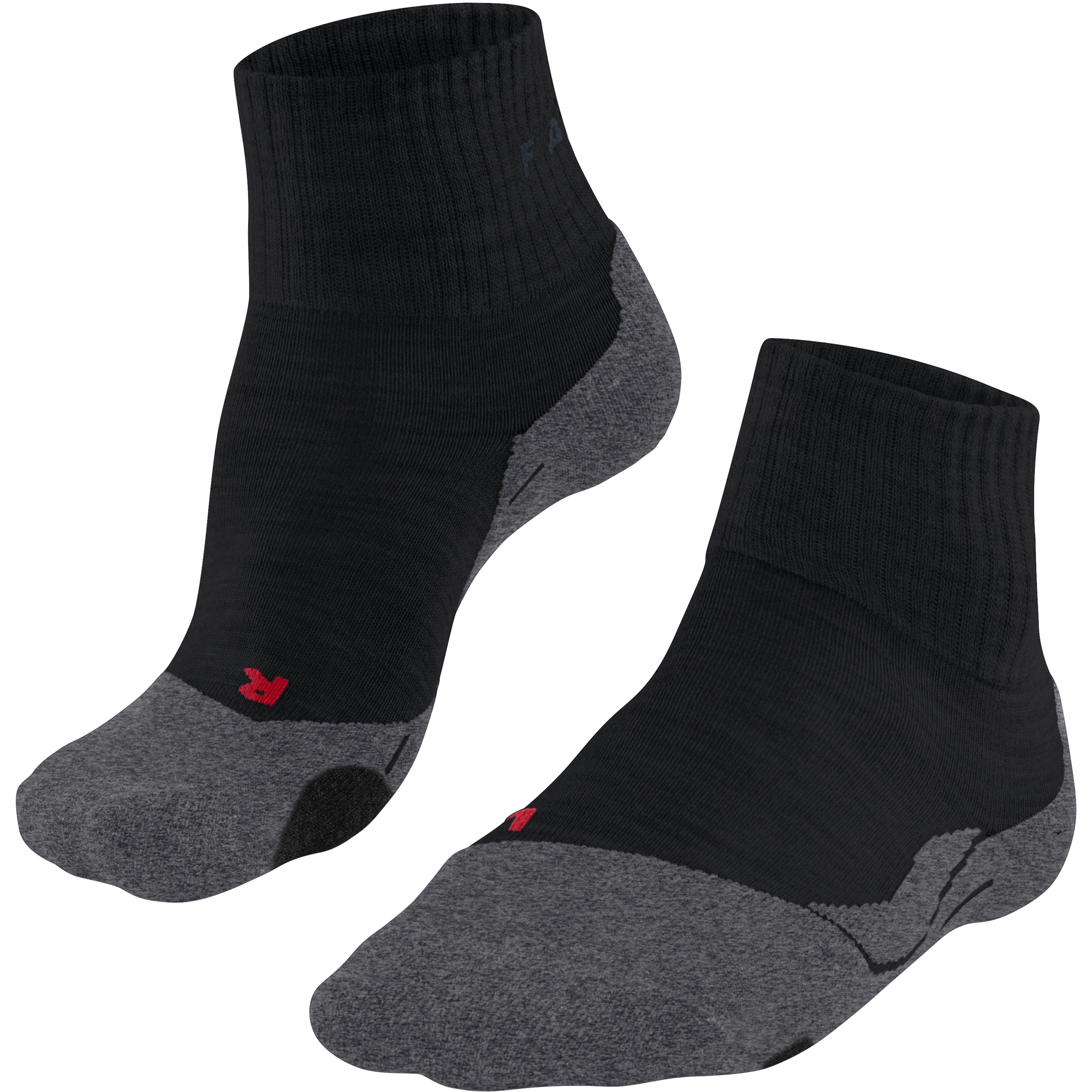 Falke TK2 Explore Short Herren Wandersocken schwarz Größe 46 Camping Hautfreundlich Merinowolle