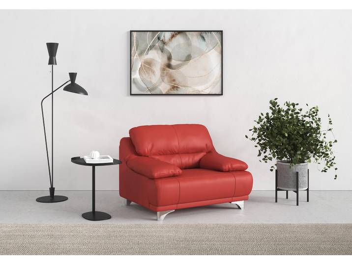 Sessel COTTA Maranello , rot, B:118cm H:86cm T:93cm, Sessel, Sessel