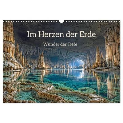 Im Herzen der Erde - Wunder der Tiefe (Wandkalender 2027 DIN A3 quer), CALVENDO Monatskalender