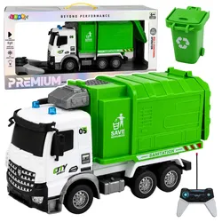 Kommunales Fahrzeug, ferngesteuerter Müllwagen, RC-Container mit Beleuchtung, Maßstab 1:14