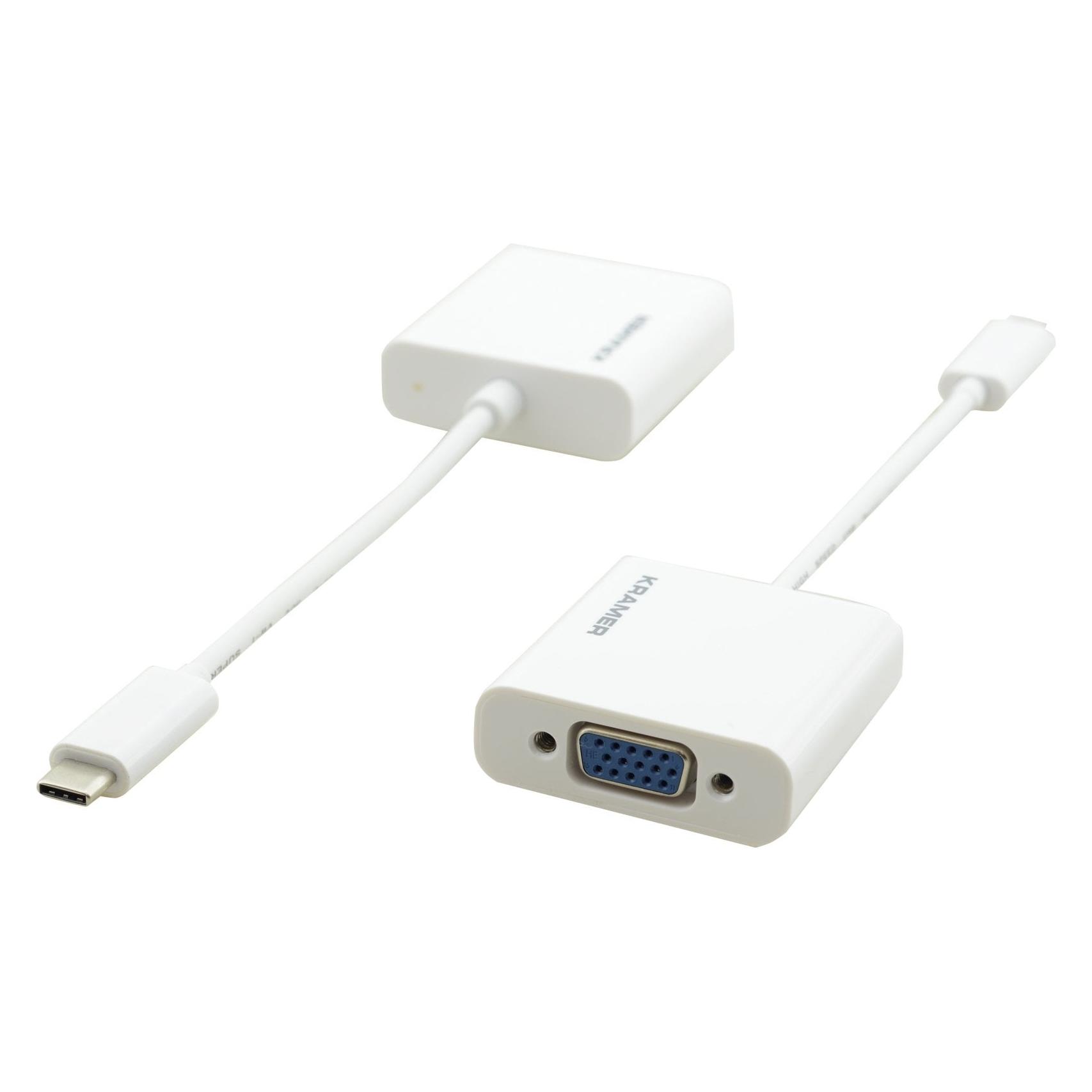 Kramer ADC-U31C/GF - Externer Videoadapter - USB-C 3.1 - VGA - weiss (VGA) (99-97210000)
