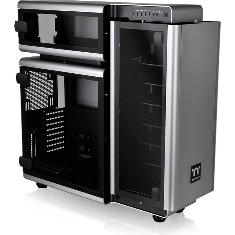 Thermaltake Level 20, Ultra Tower, PC, Aluminium, Schwarz, Grau, ATX, EATX, micro ATX, Mini-ITX, Aluminium, Gehärtetes Glas, Gaming