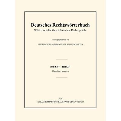 Deutsches Rechtswörterbuch, Taschenbuch von , Springer Berlin, 978-3-662-73876-4