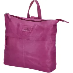 The Skandinavian Brand Damen Leder Rucksack - Purple