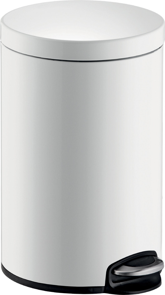 Helit Tret-Abfalleimer Classic 20 liter wit