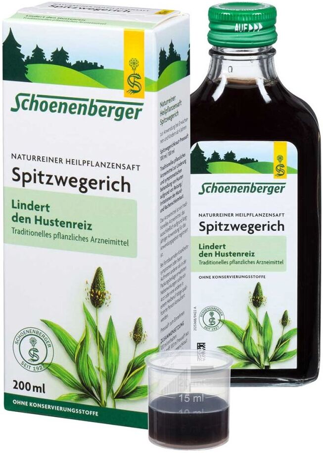 Schoenenberger Naturreiner Heilpflanzensaft Spitzwegerich