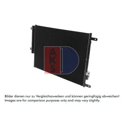 Kondensator Klimaanlage AKS DASIS 082057N für Jeep Fiat Renegade 500x