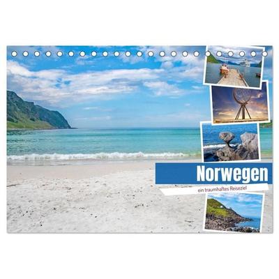 Norwegen - ein traumhaftes Reiseziel (Tischkalender 2027 DIN A5 quer), CALVENDO Monatskalender
